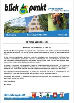 Amtsblatt KW 21 vom 23. Mai 2024