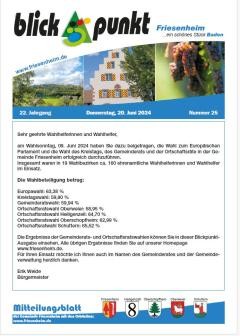 Amtsblatt KW 25 vom 20. Juni 2024