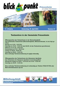 Amtsblatt KW 17 vom 29. April 2021